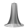 vidaXL Sz&uacute;nyogh&aacute;l&oacute; &aacute;gyhoz 156 mesh Fekete ⌀56 x 220 cm Poli&eacute;szter