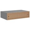 vidaXL 2 db sz&uuml;rke MDF falra szerelhető fi&oacute;kos polc 40 x 23,5 x 10 cm