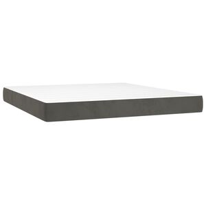 vidaXL s&ouml;t&eacute;tsz&uuml;rke b&aacute;rsony zsebrug&oacute;s &aacute;gymatrac k&ouml;zepes kem&eacute;nys&eacute;gű 180x200x20 cm