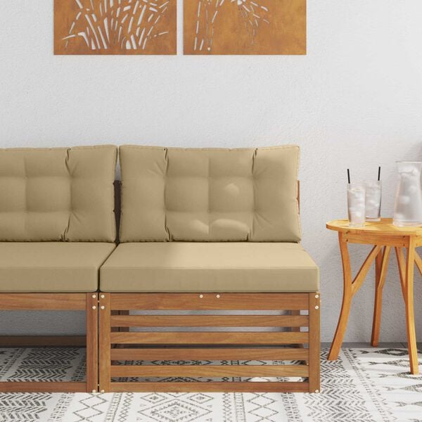 vidaXL K&uuml;lt&eacute;ri K&ouml;z&eacute;pső kanap&eacute; T&ouml;m&ouml;r Ak&aacute;cfa Term&eacute;szetes