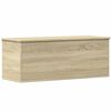 vidaXL sonoma t&ouml;lgy sz&iacute;nű szerelt fa t&aacute;rol&oacute;l&aacute;da 90 x 35 x 35 cm