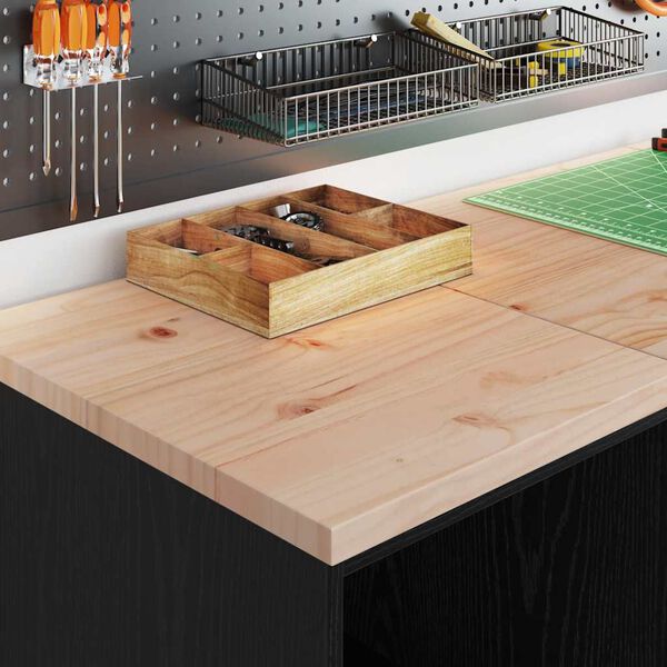 vidaXL garázs tárolószekrény fekete 40x51x85 cm tömörfa fenyőfa