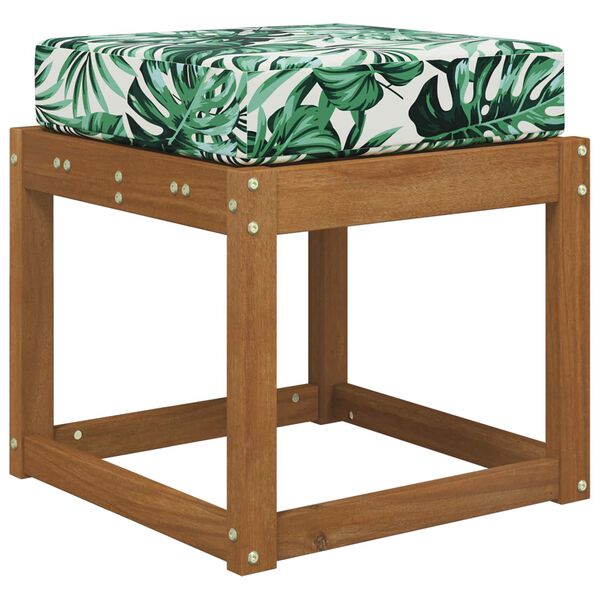 vidaXL K&uuml;lt&eacute;ri &uuml;lőp&aacute;rna Lev&eacute;l mint&aacute;zat 40 x 40 x 8 cm 100% poli&eacute;szter