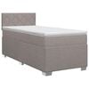 vidaXL Boxspring &aacute;gy matraccal fejt&aacute;ml&aacute;val T&oacute;psz&iacute;nű 90 x 200 cm Sz&ouml;vet