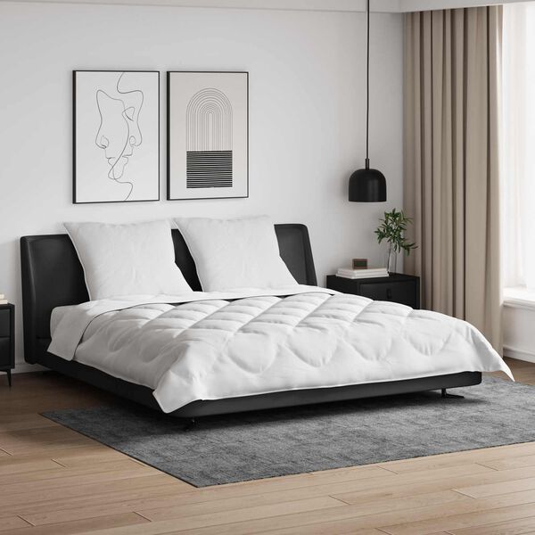 vidaXL Paplan p&aacute;rn&aacute;val 3 pcs Feh&eacute;r Mikrosz&aacute;l