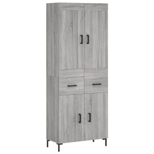 vidaXL sz&uuml;rke sonoma szerelt fa magasszekr&eacute;ny 69,5 x 34 x 180 cm