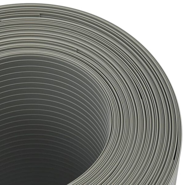 vidaXL 10 db kőszürke PVC belátás elleni árnyékoló 252,5 x 19 cm