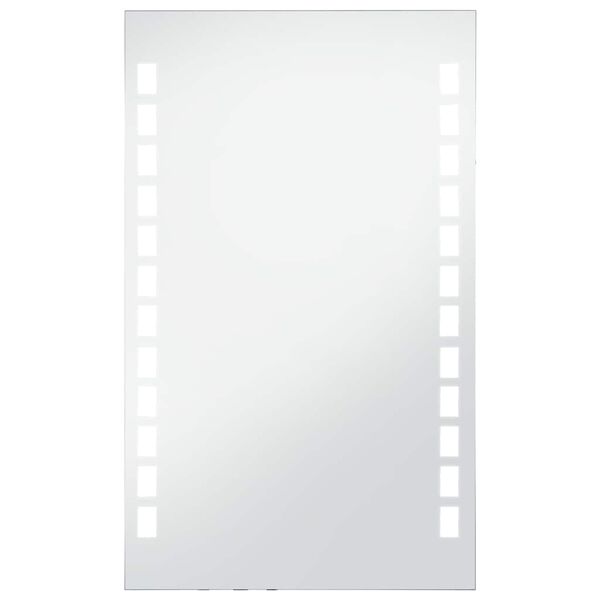 vidaXL LED-es fürdőszobai falitükör 60 x 100 cm