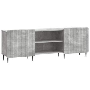 vidaXL TV szekr&eacute;ny Betonsz&uuml;rke 150 x 31 x 52 cm Szerelt Fa