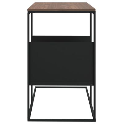 vidaXL fekete szerelt fa kisasztal 55 x 36 x 59,5 cm