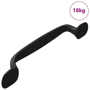 vidaXL B&uacute;tor Foganty&uacute; 250 db Fekete 130 x 19,4 x 22,3 mm Alum&iacute;nium