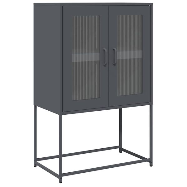 vidaXL Highboard antracit 68x39x107 cm Ac&eacute;l
