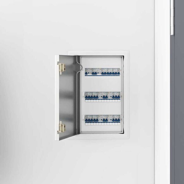 vidaXL Hozz&aacute;f&eacute;r&eacute;si panel Feh&eacute;r 33 x 23 x 3 cm Ac&eacute;l