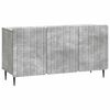 vidaXL TV szekr&eacute;ny Betonsz&uuml;rke 99 x 34,5 x 52 cm Szerelt Fa