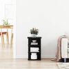 vidaXL Oldals&oacute; szekr&eacute;ny Fekete t&ouml;lgy 35 x 35 x 55 cm Faanyag