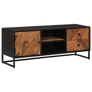 vidaXL TV szekr&eacute;ny 105 x 30 x 40 cm T&ouml;m&ouml;r Reclaim Fa &eacute;s M&eacute;rn&ouml;ki Fa