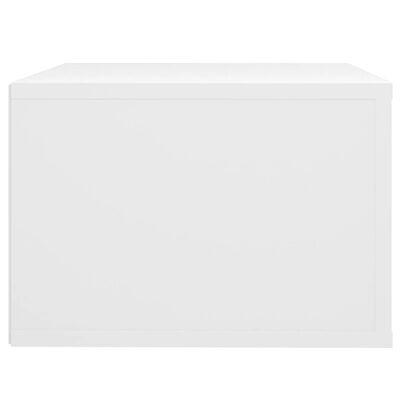 vidaXL fehér falra szerelhető éjjeliszekrény 50 x 36 x 25 cm