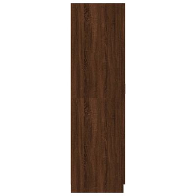 vidaXL barna tölgy színű szerelt fa ruhásszekrény 80 x 52 x 180 cm
