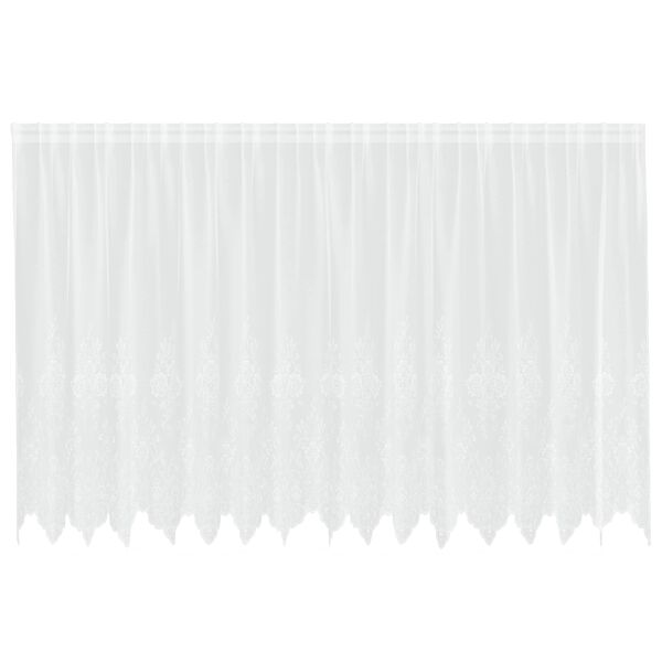 vidaXL Csipk&eacute;s F&uuml;gg&ouml;ny f&uuml;gg&ouml;ny&ouml;kkel Feh&eacute;r 180 x 400 cm Poli&eacute;szter