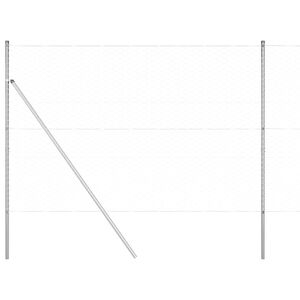 vidaXL Hatsz&ouml;gletű ker&iacute;t&eacute;s talajr&ouml;gz&iacute;tő 50 x 1,5 m Horganyzott Ac&eacute;l