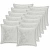 vidaXL Takar&oacute; P&aacute;rna 12 db HOUTEN Vil&aacute;gossz&uuml;rke 40 x 40 cm Flanell