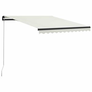 vidaXL kr&eacute;msz&iacute;nű k&eacute;zzel kih&uacute;zhat&oacute; napellenző 300 x 250 cm
