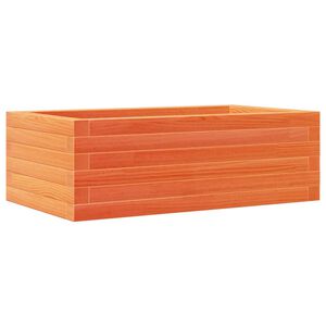 vidaXL viaszbarna t&ouml;m&ouml;r fenyőfa kerti vir&aacute;gtart&oacute; 70 x 40 x 23 cm