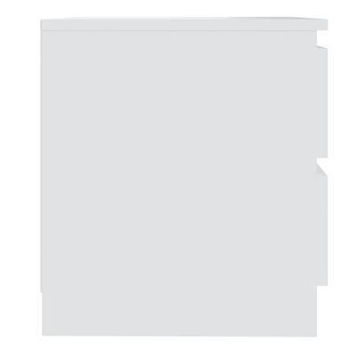 vidaXL fehér forgácslap éjjeliszekrény 50 x 39 x 43,5 cm