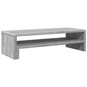 vidaXL sz&uuml;rke sonoma sz&iacute;nű szerelt fa monitor&aacute;llv&aacute;ny 54 x 22 x 15 cm