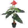 vidaXL műflaming&oacute;vir&aacute;g vir&aacute;gcser&eacute;ppel 90 cm piros &eacute;s s&aacute;rga