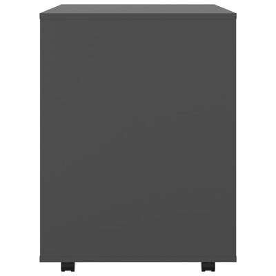 vidaXL szürke forgácslap kerekes szekrény 60 x 53 x 72 cm