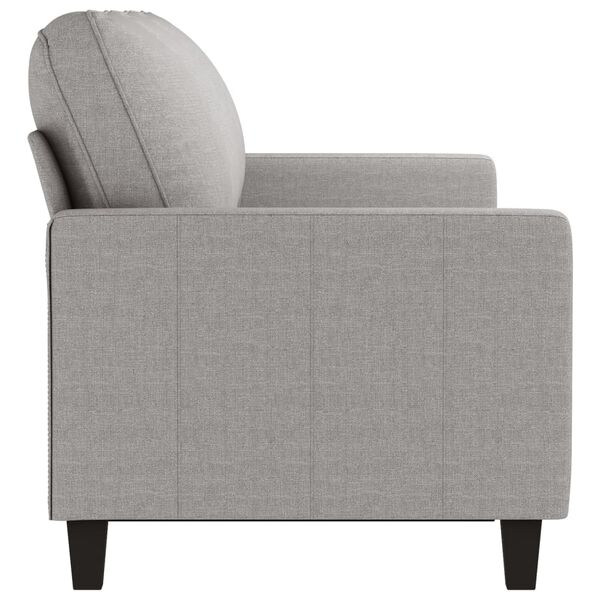 vidaXL 3 szem&eacute;lyes vil&aacute;gossz&uuml;rke sz&ouml;vet kanap&eacute; 180 cm