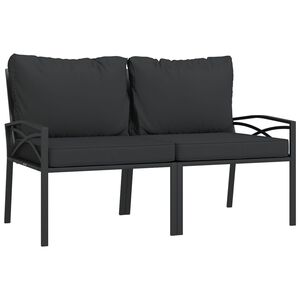 vidaXL 2 db ac&eacute;l kerti sz&eacute;k sz&uuml;rke p&aacute;rn&aacute;kkal 62 x 75 x 79 cm