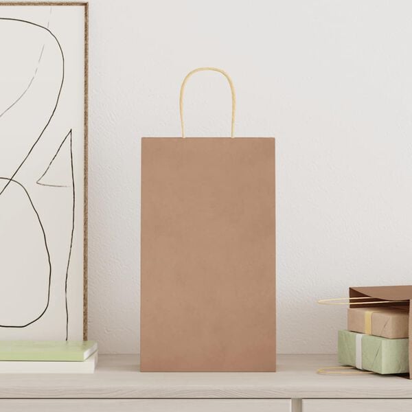 vidaXL 250 db barna pap&iacute;rzacsk&oacute;k foganty&uacute;kkal 21x11x36 cm