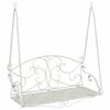 vidaXL Hinta Pad Ac&eacute;l 110 x 52,5 x 47 cm Antik feh&eacute;r