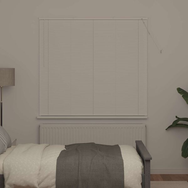 vidaXL Zsaluzia &Aacute;ll&iacute;that&oacute; Feh&eacute;r 150 x 150 cm PVC