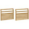 vidaXL Kart&aacute;masz modul 2 pcs Feh&eacute;r 78,5 x 8,5 x 60 cm T&ouml;m&ouml;r Ak&aacute;cfa