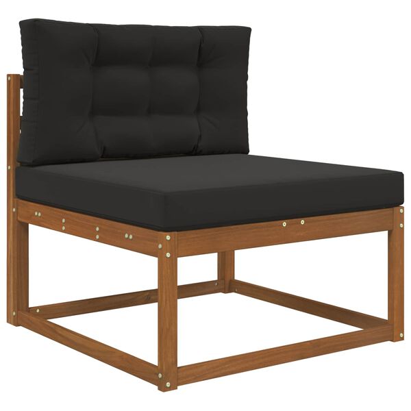 vidaXL K&uuml;lt&eacute;ri kanap&eacute; p&aacute;rna 2 pcs Fekete Poli&eacute;szter