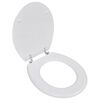 vidaXL egyszerű tervez&eacute;sű feh&eacute;r MDF WC-&uuml;lőke