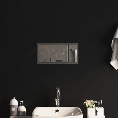 vidaXL LED-es fürdőszobatükör 20x40 cm