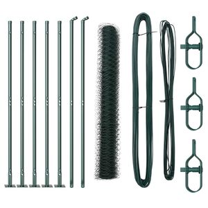 vidaXL Ker&iacute;t&eacute;soszlop Z&ouml;ld