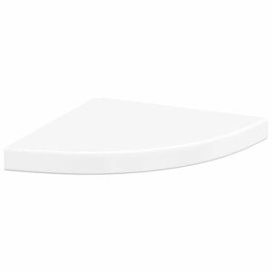 vidaXL magasf&eacute;nyű feh&eacute;r MDF lebegő sarokpolc 25 x 25 x 3,8 cm