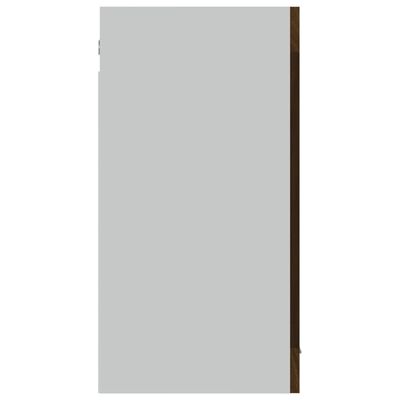 vidaXL barna tölgy színű szerelt fa függő üvegszekrény 80 x 31 x 60 cm