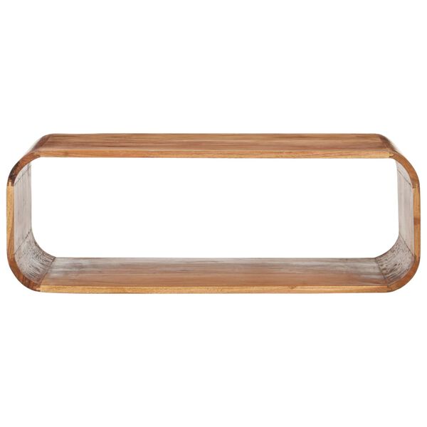 vidaXL tömör akácfa dohányzóasztal 90 x 50 x 30 cm