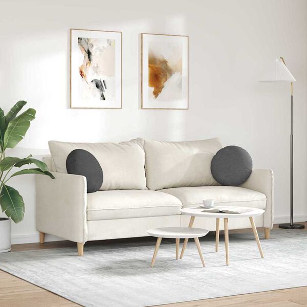 vidaXL &Uuml;lőp&aacute;rn&aacute;k 2 pcs S&ouml;t&eacute;tsz&uuml;rke &Oslash; 40 cm B&aacute;rsonyos sz&ouml;vet