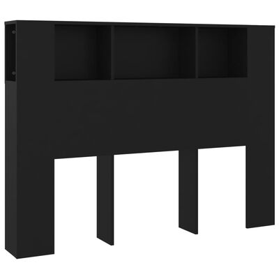 vidaXL fekete áthidaló szekrény 140 x 18,5 x 104,5 cm