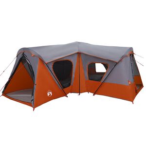 vidaXL Csal&aacute;di S&aacute;tor Sz&uuml;rke &eacute;s narancs 610 x 610 x 210 cm