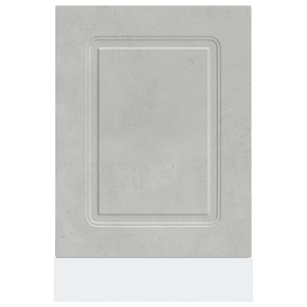 vidaXL mosogat&oacute;g&eacute;p panel&nbsp;Kalmar&nbsp;beton sz&uuml;rke&nbsp;45x1,5x67 cm