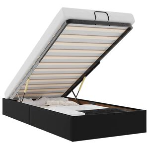 vidaXL Ottom&aacute;n &aacute;gykeret matrac n&eacute;lk&uuml;l fekete 80x200 cm műbőr