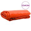 vidaXL Ponyva 650g / m&sup2; Narancss&aacute;rga 2,5 x 4,5 m V&aacute;szon PVC bevonattal